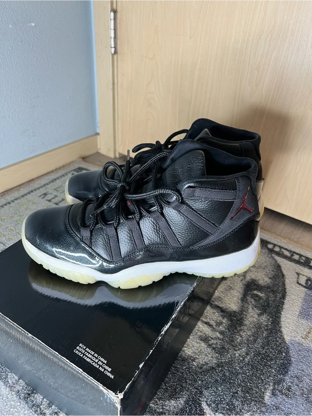 Jordan Retro 11 High Black with Gum Sole
